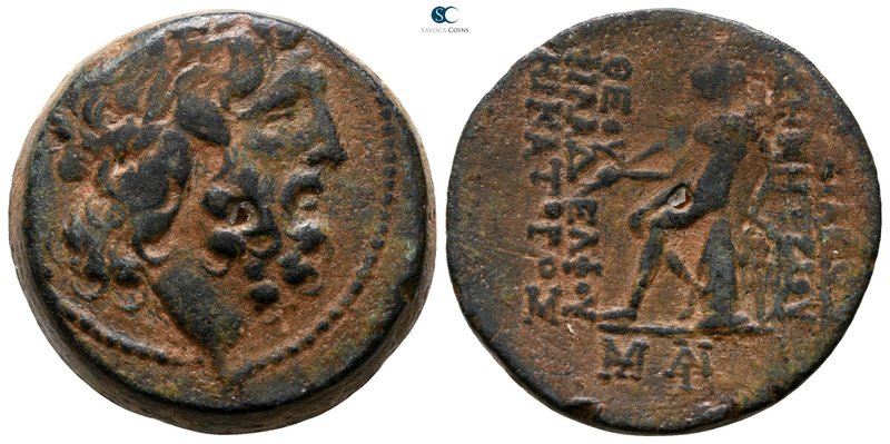 Seleukid Kingdom. Antioch. Demetrios II Nikator, 1st reign 145-138 BC. 
Bronze ...