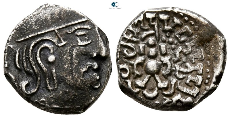 India. Western Kshatrapas circa AD 100-300. 
Drachm AR

13 mm., 2.31 g.


...