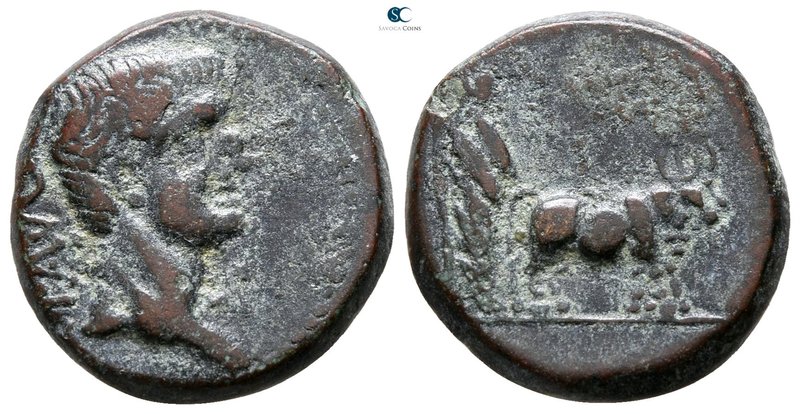Macedon. Philippi. Tiberius AD 14-37. 
Bronze Æ

15 mm., 4.18 g.



nearl...