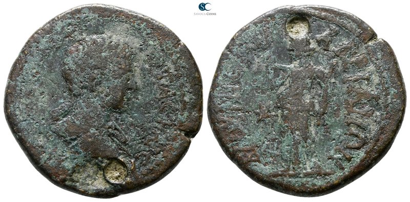 Thrace. Anchialos. Geta as Caesar AD 197-209. 
Bronze Æ

25 mm., 9.41 g.

...