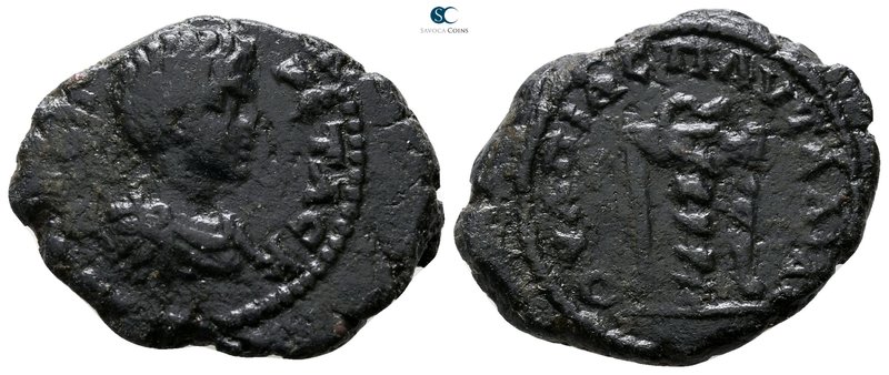Thrace. Pautalia. Geta as Caesar AD 197-209. 
Bronze Æ

22 mm., 5.16 g.


...