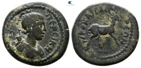 Lydia. Hierokaisareia  . Pseudo-autonomous issue circa AD 100-150. Bronze Æ