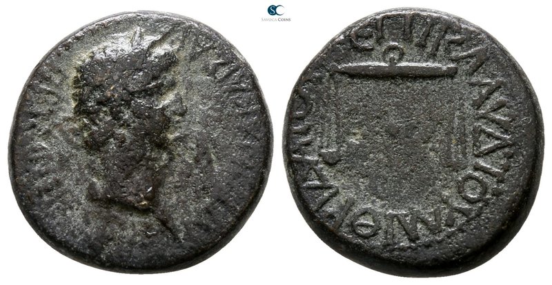 Phrygia. Prymnessos . Nero AD 54-68. 
Bronze Æ

15 mm., 3.63 g.



very f...