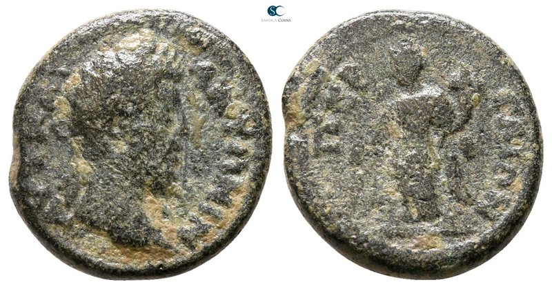 Pamphylia. Perge. Marcus Aurelius AD 161-180. 
Bronze Æ

14 mm., 2.35 g.

...