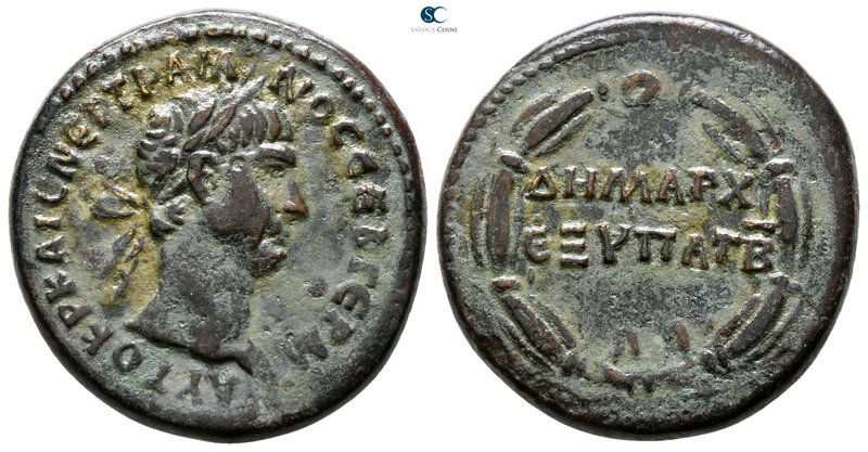 Seleucis and Pieria. Antioch. Trajan AD 98-117. 
Bronze Æ

22 mm., 7.76 g.
...