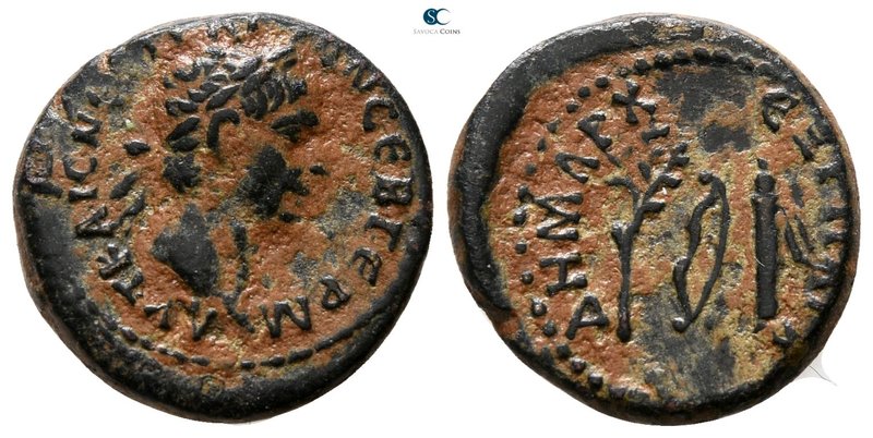 Seleucis and Pieria. Antioch. Trajan AD 98-117. 
Bronze Æ

14 mm., 1.98 g.
...