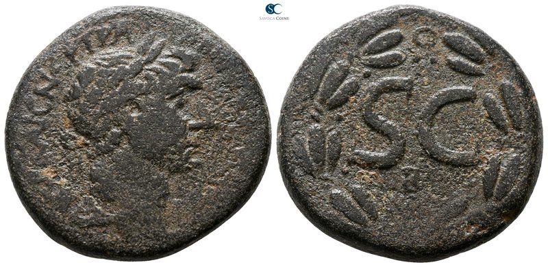 Seleucis and Pieria. Antioch. Trajan AD 98-117. 
Bronze Æ

25 mm., 13.46 g.
...
