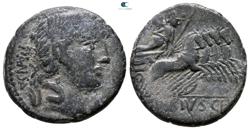 C. Vibius C.f. Pansa 90 BC. Rome
Denarius AR

17 mm., 3.58 g.



very fin...