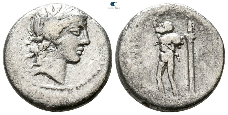 L. Censorinus 82 BC. Rome
Denarius AR

16 mm., 3.32 g.



fine