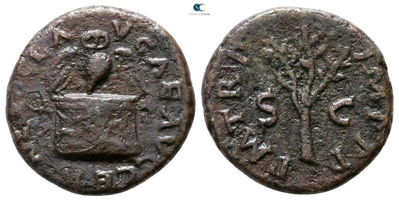 Nero AD 54-68. Rome
Quadrans Æ

15 mm., 2.75 g.



nearly very fine