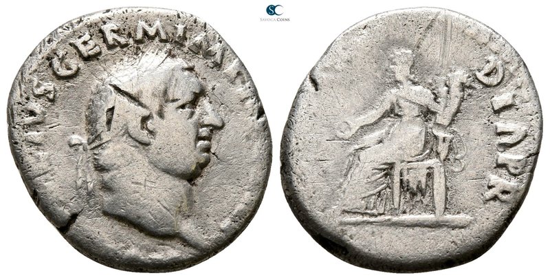 Vitellius AD 69. Rome
Denarius AR

16 mm., 2,80 g.



nearly very fine