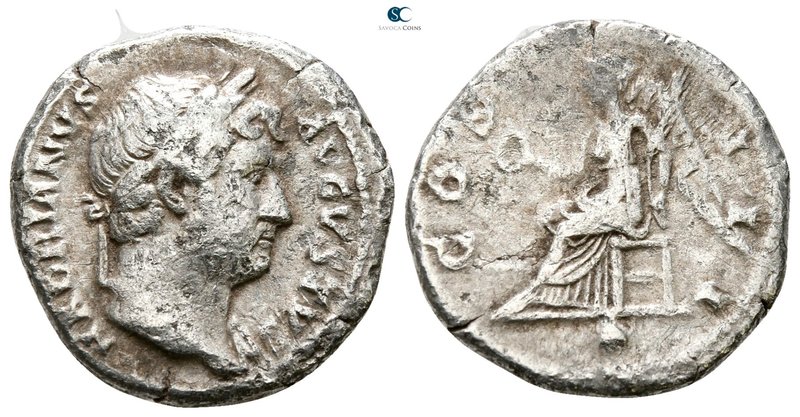 Hadrian AD 117-138. Rome
Denarius AR

17 mm., 2.36 g.



nearly very fine