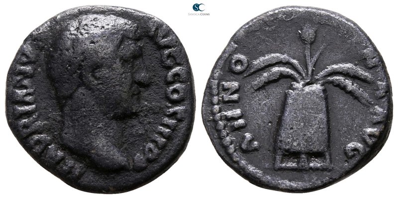 Hadrian AD 117-138. Rome
Denarius AR

17 mm., 3.12 g.



very fine