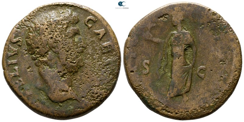 Aelius, as Caesar AD 136-138. Rome
Sestertius Æ

30 mm., 20.95 g.



near...