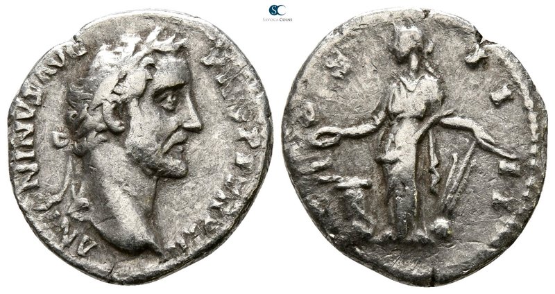 Antoninus Pius AD 138-161. Rome
Denarius AR

17 mm., 2.13 g.



nearly ve...