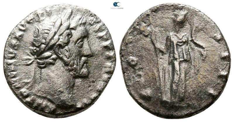 Antoninus Pius AD 138-161. Rome
Denarius AR

16 mm., 2.80 g.



very fine