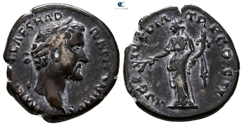 Antoninus Pius AD 138-161. Rome
Denarius Æ

16 mm., 3.02 g.



very fine