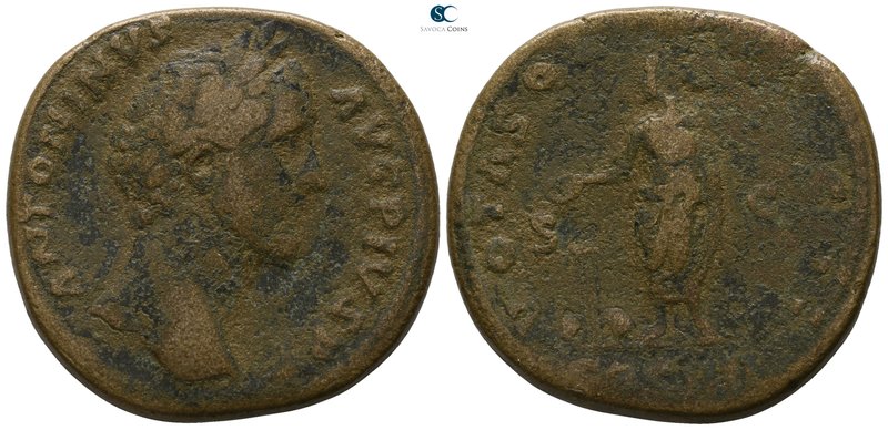 Antoninus Pius AD 138-161. Rome
Sestertius Æ

32 mm., 24.72 g.



nearly ...