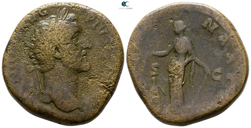 Antoninus Pius AD 138-161. Rome
Sestertius Æ

31 mm., 25.85 g.



nearly ...