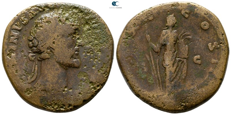 Antoninus Pius AD 138-161. Rome
Sestertius Æ

30 mm., 21.38 g.



nearly ...
