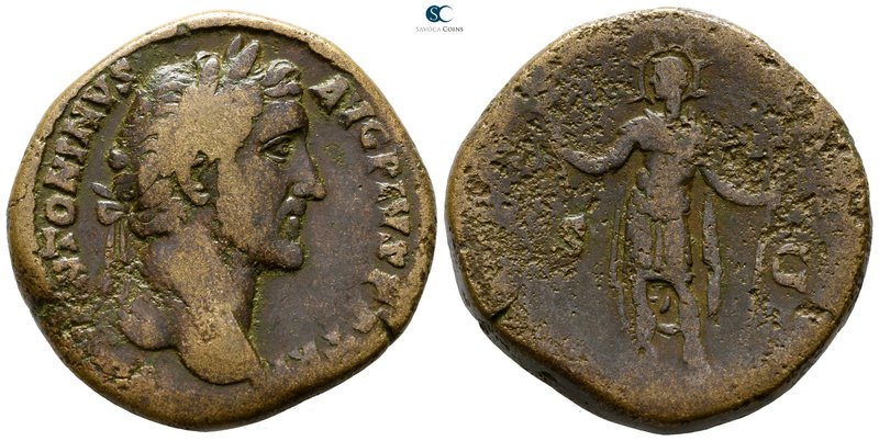 Antoninus Pius AD 138-161. Rome
Sestertius Æ

30 mm., 24.23 g.



nearly ...