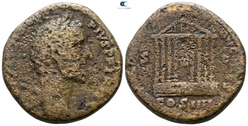 Antoninus Pius AD 138-161. Rome
Sestertius Æ

30 mm., 23.85 g.



fine