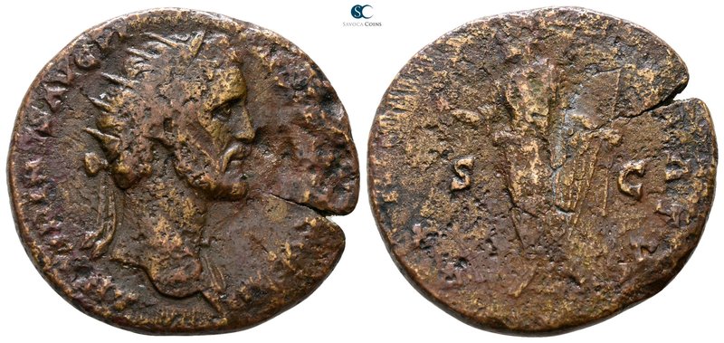 Antoninus Pius AD 138-161. Rome
Dupondius Æ

25 mm., 10.17 g.



nearly v...