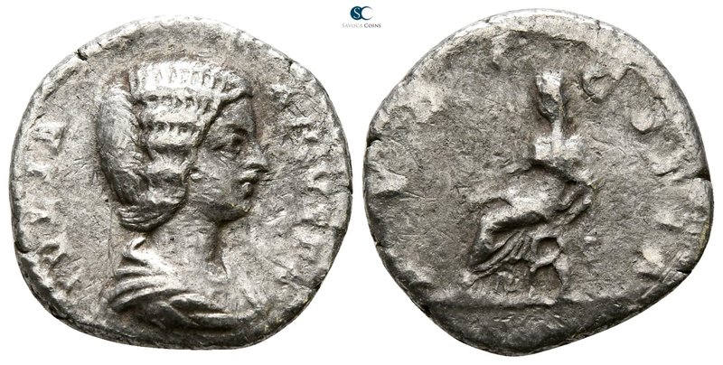 Julia Domna AD 193-217. Laodicea ad Mare
Denarius AR

16 mm., 1.59 g.



...