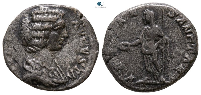 Julia Domna, wife of Septimius Severus AD 193-217. Rome
Denarius AR

16 mm., ...