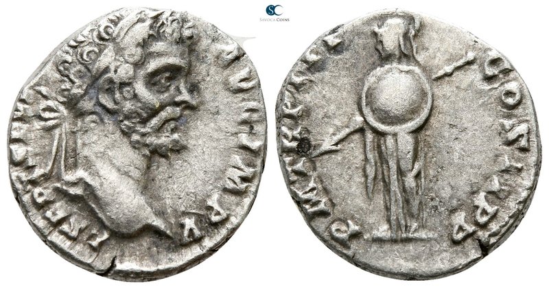 Septimius Severus AD 193-211. Rome
Denarius AR

17 mm., 2.20 g.



very f...