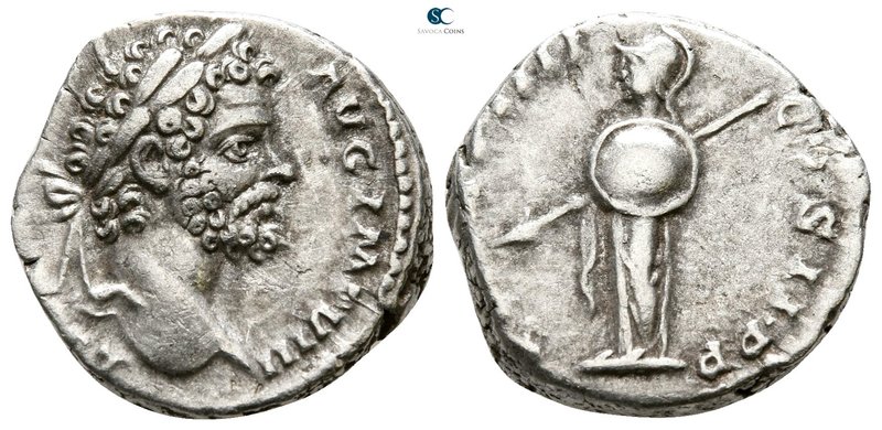 Septimius Severus AD 193-211. Rome
Denarius AR

16 mm., 2.98 g.



nearly...