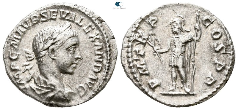 Severus Alexander AD 222-235. Rome
Denarius AR

19 mm., 2.16 g.



very f...