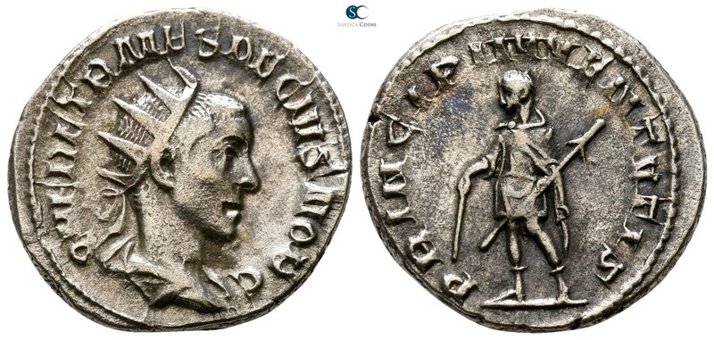 Herennius Etruscus, as Caesar AD 249-251. Rome
Antoninianus AR

21 mm., 4.13 ...