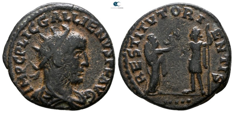 Gallienus AD 253-268. Samosata
Antoninianus Æ

20 mm., 3.62 g.



very fi...