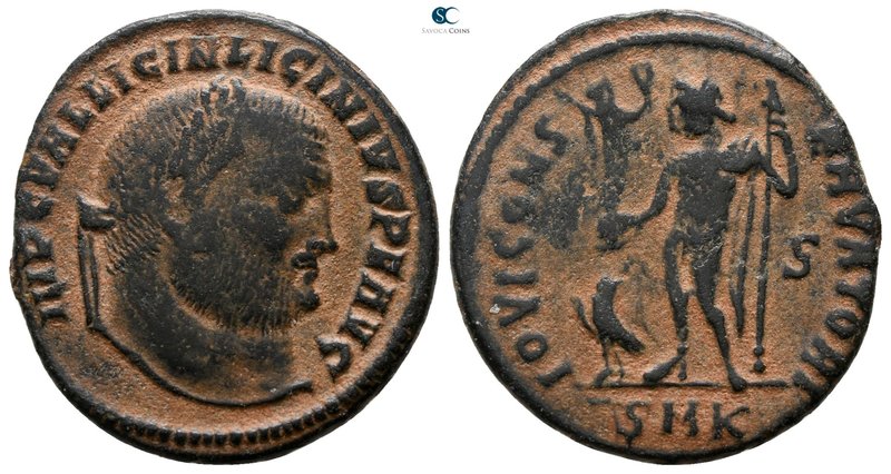 Licinius I AD 308-324. Cyzicus
Follis Æ

21 mm., 3.61 g.



nearly very f...