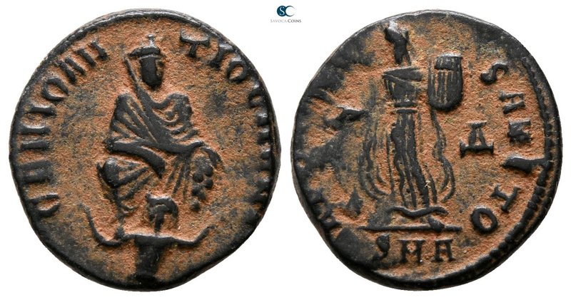 Maximinus II Daia AD 310-313. Antioch
Follis Æ

14 mm., 1.69 g.



very f...