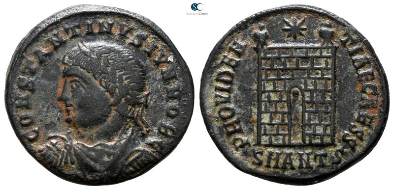 Constantinus II, as Caesar AD 317-337. Antioch
Follis Æ

19 mm., 2.84 g.

...