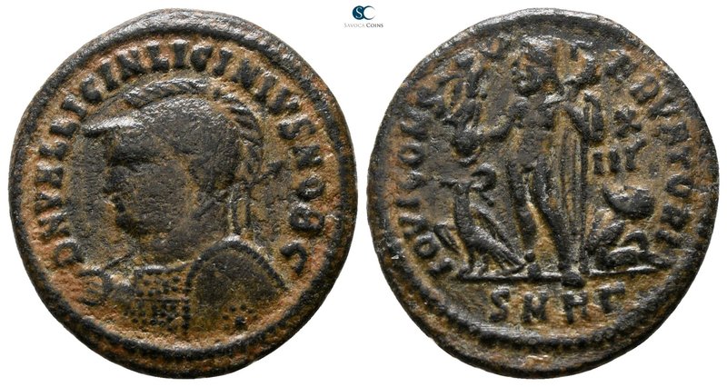 Licinius II, as Caesar AD 317-324. Heraclea
Follis Æ

20 mm., 3.63 g.



...