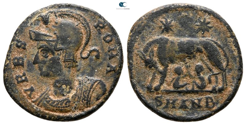 City Commemorative AD 330-354. Antioch
Follis Æ

17 mm., 2.20 g.



very ...