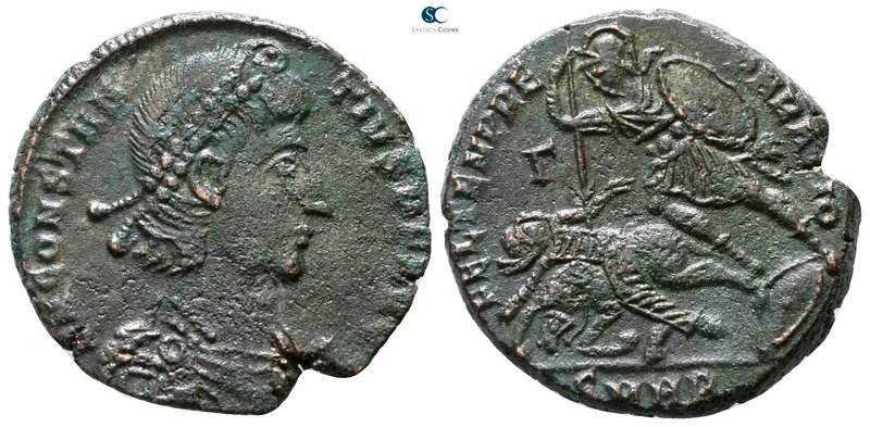 Constantius II AD 337-361. Heraclea
Follis Æ

21 mm., 5.19 g.



very fin...