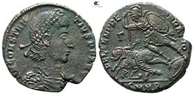 Constantius II AD 337-361. Heraclea. Follis Æ