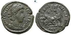 Constantius II AD 337-361. Thessaloniki. Half Centenionalis Æ