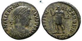 Valentinian I AD 364-375. Constantinople. Follis Æ