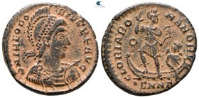 Theodosius I AD 379-395. Nicomedia. Centenionalis Æ