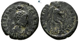 Aelia Eudoxia AD 400-404. Constantinople. Follis Æ