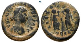 Valentinian III AD 425-455. Thessaloniki. Nummus Æ