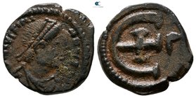 Justinian I AD 527-565. Nikomedia. Pentanummium Æ