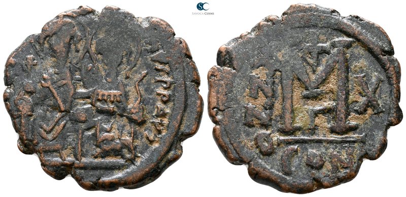 Justin II and Sophia AD 565-578. Constantinople
Follis Æ

30 mm., 12.54 g.
...