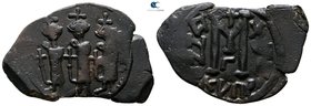 Heraclius & H.Constantine & Martina AD 610-641. Cyprus. Follis Æ