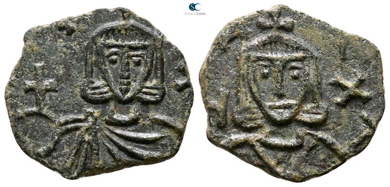 Michael I Rhangabe AD 811-813. Syracuse
Follis Æ

18 mm., 2.59 g.



very...